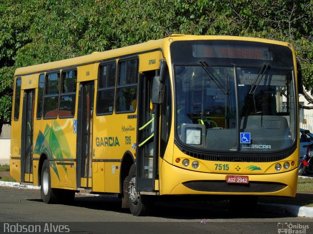 Viação Garcia 7515 na cidade de Paranavaí, Paraná, Brasil, por Robson Alves. Número da foto: #4610261.