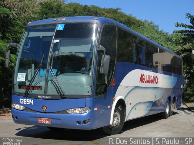 Viação Águia Branca 13894 na cidade de São Paulo, São Paulo, Brasil, por Rafael Santos. ID da foto: 4611555.