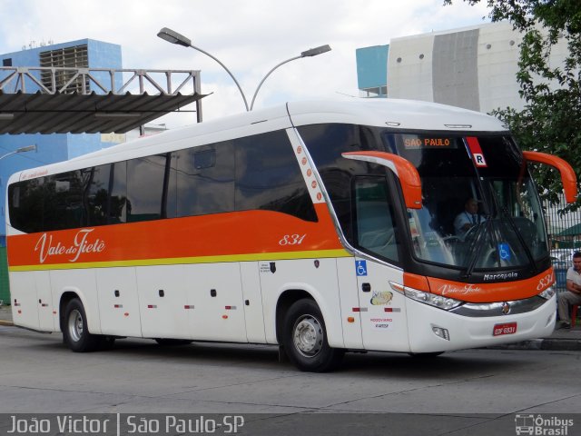 Viação Vale do Tietê 831 na cidade de São Paulo, São Paulo, Brasil, por João Victor. Número da foto: #4610311.