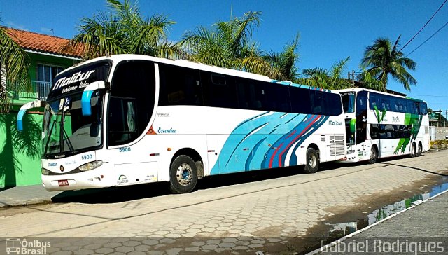 Malitur Turismo 5900 na cidade de Ubatuba, São Paulo, Brasil, por Gabriel Rodrigues. Número da foto: #4612298.