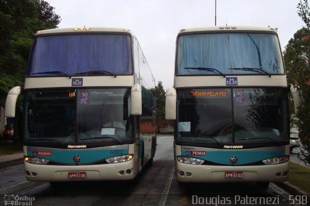 Empresa de Ônibus Nossa Senhora da Penha 6002 na cidade de Curitiba, Paraná, Brasil, por Douglas Paternezi. Número da foto: #4612372.