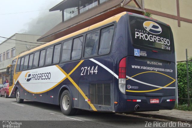 Viação Progresso 27144 na cidade de Petrópolis, Rio de Janeiro, Brasil, por Zé Ricardo Reis. Número da foto: #4612042.