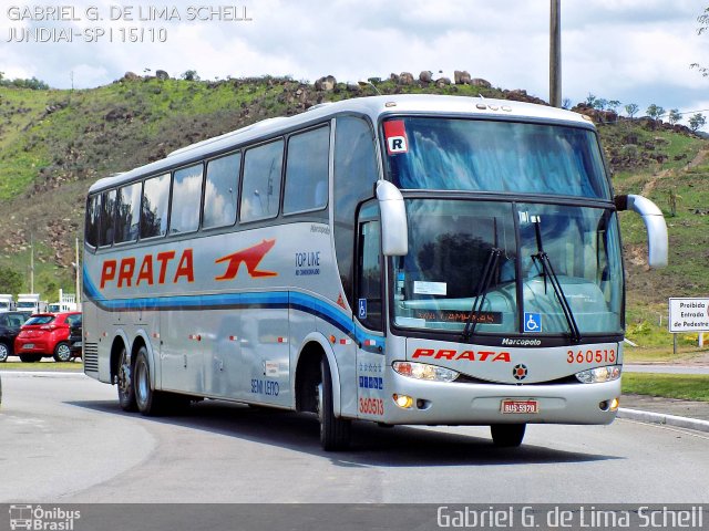 Expresso de Prata 360513 na cidade de Jundiaí, São Paulo, Brasil, por Gabriel Giacomin de Lima. ID da foto: 4612993.