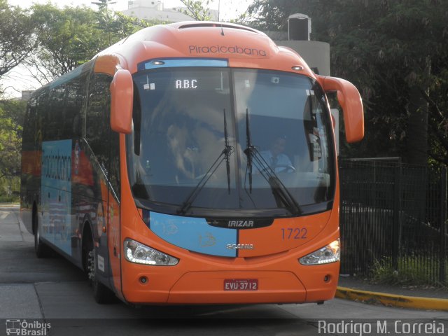 Viação Piracicabana 1722 na cidade de São Paulo, São Paulo, Brasil, por Jonathan  Aguiar Correa. Número da foto: #4613879.
