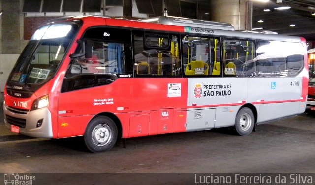 Pêssego Transportes 4 7702 na cidade de São Paulo, São Paulo, Brasil, por Luciano Ferreira da Silva. ID da foto: 4615793.