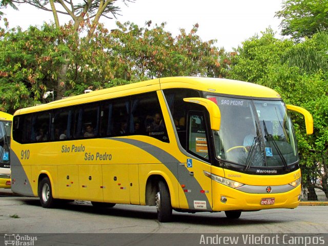 Viação São Paulo São Pedro 910 na cidade de São Paulo, São Paulo, Brasil, por Andrew Campos. Número da foto: #4613997.