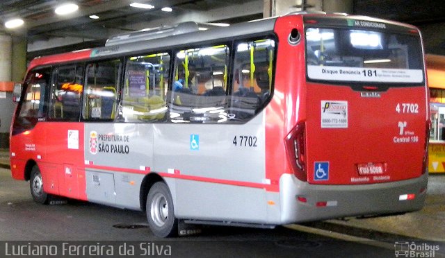 Pêssego Transportes 4 7702 na cidade de São Paulo, São Paulo, Brasil, por Luciano Ferreira da Silva. ID da foto: 4615797.