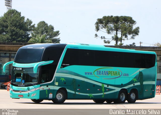 Coletivo Transpenha 515 na cidade de Curitiba, Paraná, Brasil, por Danilo Marcelo Silva. Número da foto: #4616327.