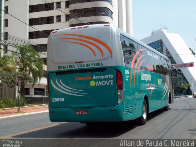 Autotrans > Turilessa 25858 na cidade de Nova Lima, Minas Gerais, Brasil, por Allan de Paula  da Cruz Moreira. Número da foto: #4614342.
