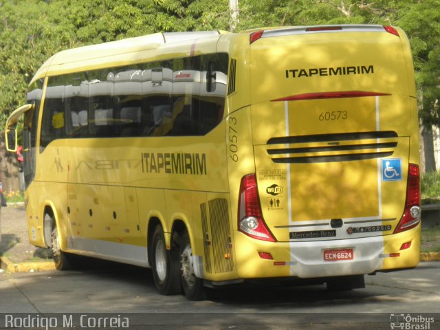 Viação Itapemirim 60573 na cidade de São Paulo, São Paulo, Brasil, por Jonathan  Aguiar Correa. ID da foto: 4618995.