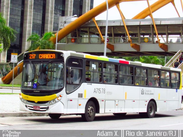 Viação Nossa Senhora das Graças A71578 na cidade de Rio de Janeiro, Rio de Janeiro, Brasil, por Adam Xavier Rodrigues Lima. Número da foto: #4617652.