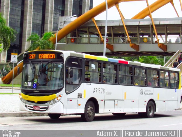 Viação Nossa Senhora das Graças A71578 na cidade de Rio de Janeiro, Rio de Janeiro, Brasil, por Adam Xavier Rodrigues Lima. ID da foto: 4617652.