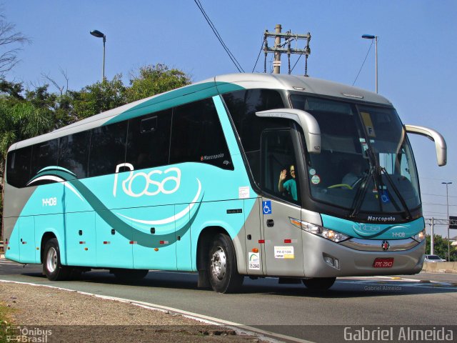 Rosa Turismo 14408 na cidade de São Paulo, São Paulo, Brasil, por Gabriel Almeida. ID da foto: 4617729.