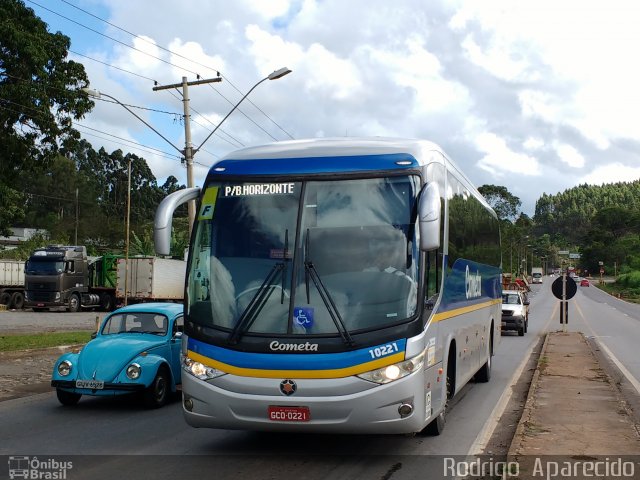 Viação Cometa 10221 na cidade de Conselheiro Lafaiete, Minas Gerais, Brasil, por Rodrigo  Aparecido. ID da foto: 4616505.