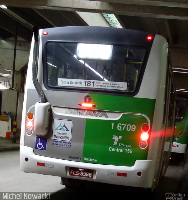 Transcooper > Norte Buss 1 6709 na cidade de São Paulo, São Paulo, Brasil, por Michel Nowacki. ID da foto: 4617085.