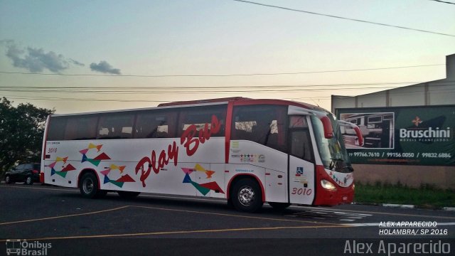 Play Bus Turismo 3010 na cidade de Holambra, São Paulo, Brasil, por Alex Aparecido. Número da foto: #4576223.