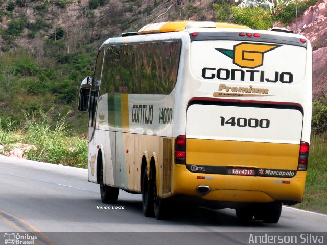 Empresa Gontijo de Transportes 14000 na cidade de Itaobim, Minas Gerais, Brasil, por Anderson Silva. Número da foto: #4576805.