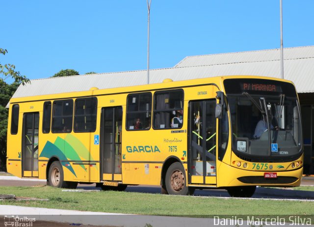 Viação Garcia 7675 na cidade de Maringá, Paraná, Brasil, por Danilo Marcelo Silva. ID da foto: 4576381.