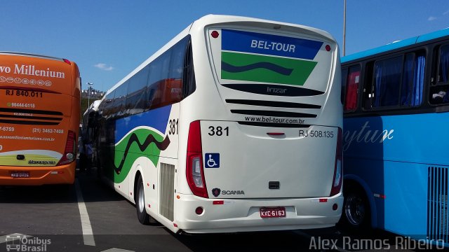 Bel-Tour Transportes e Turismo 381 na cidade de Aparecida, São Paulo, Brasil, por Alex Ramos Ribeiro. Número da foto: #4577563.