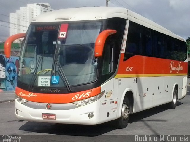 Viação Vale do Tietê 818 na cidade de São Paulo, São Paulo, Brasil, por Jonathan  Aguiar Correa. Número da foto: #4578365.