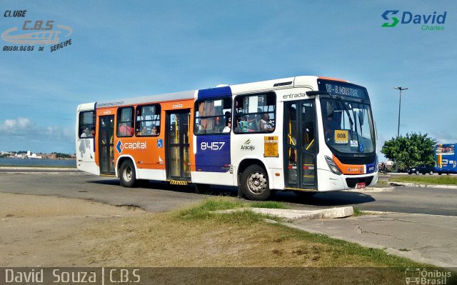 Capital Transportes 8457 na cidade de Aracaju, Sergipe, Brasil, por David  Souza. Número da foto: #4576529.