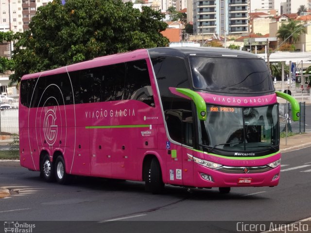 Viação Garcia 16176 na cidade de Ribeirão Preto, São Paulo, Brasil, por Cicero Augusto. ID da foto: 4577047.