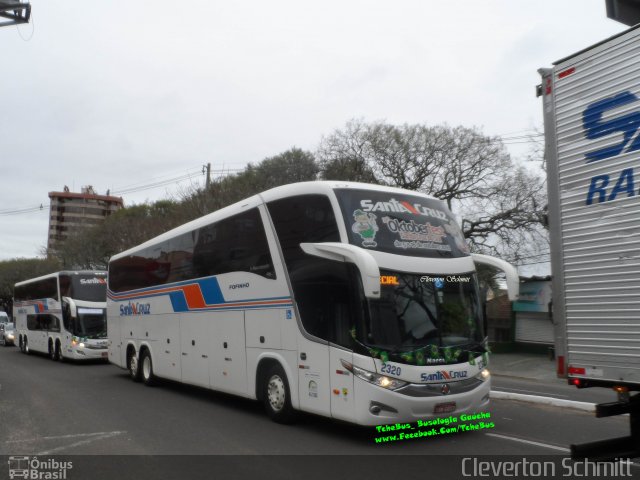 VUSC - Viação União Santa Cruz 2320 na cidade de Santa Maria, Rio Grande do Sul, Brasil, por Cleverton Schmitt. Número da foto: #4577811.