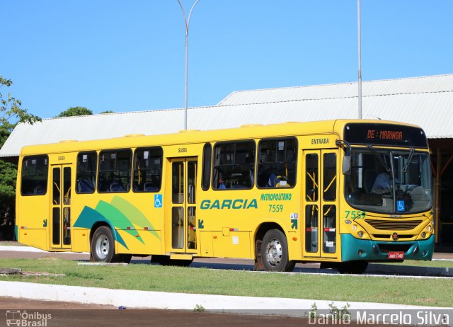 Viação Garcia 7559 na cidade de Maringá, Paraná, Brasil, por Danilo Marcelo Silva. Número da foto: #4576371.