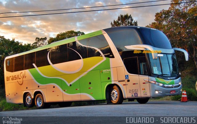 Brasil Sul Linhas Rodoviárias 2661 na cidade de São Paulo, São Paulo, Brasil, por EDUARDO - SOROCABUS. ID da foto: 4577023.