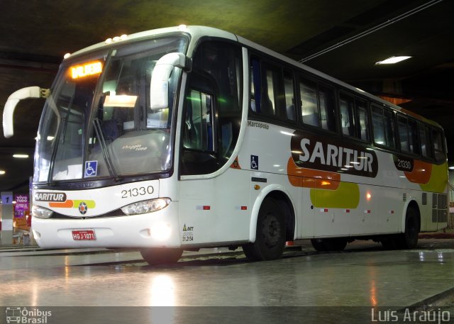 Saritur - Santa Rita Transporte Urbano e Rodoviário 21300 na cidade de Belo Horizonte, Minas Gerais, Brasil, por Luís Carlos Santinni Araújo Barra. ID da foto: 4578049.