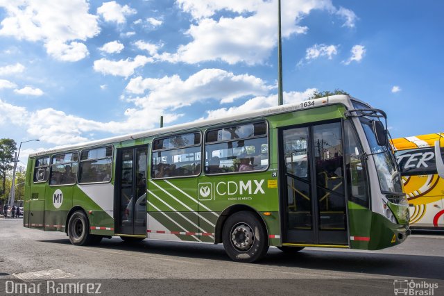 Sistema de Movilidad 1 - M1 1634 na cidade de Cuauhtémoc, Ciudad de México, México, por Omar Ramírez Thor2102. ID da foto: 4576793.