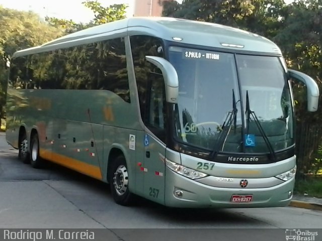 Viação Itapemirim 257 na cidade de São Paulo, São Paulo, Brasil, por Felipe Alves. Número da foto: #4578089.