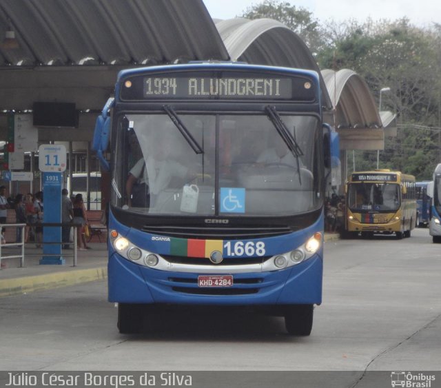 Itamaracá Transportes 1.668 na cidade de Paulista, Pernambuco, Brasil, por Júlio César Borges da Silva. Número da foto: #4577901.