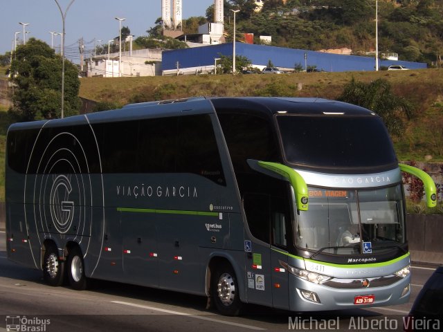 Viação Garcia 8411 na cidade de Barueri, São Paulo, Brasil, por Michael  Alberto Vieira. Número da foto: #4578140.