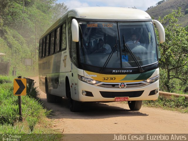 Empresa Gontijo de Transportes 3230 na cidade de Dom Silvério, Minas Gerais, Brasil, por Julio Cesar Euzebio Alves. Número da foto: #4619268.