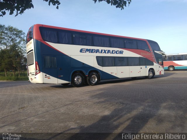 Expresso Embaixador 501 na cidade de Pelotas, Rio Grande do Sul, Brasil, por Felipe Ferreira Ribeiro. Número da foto: #4619291.