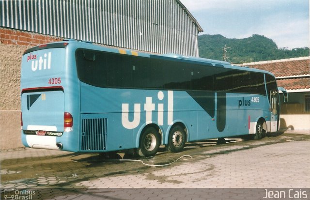 UTIL - União Transporte Interestadual de Luxo 4305 na cidade de São Sebastião, São Paulo, Brasil, por Jean Cais. ID da foto: 4619154.