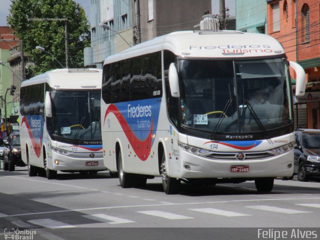 Expresso Frederes > Frederes Turismo 174 na cidade de Rio Grande, Rio Grande do Sul, Brasil, por Felipe Alves. Número da foto: #4621267.