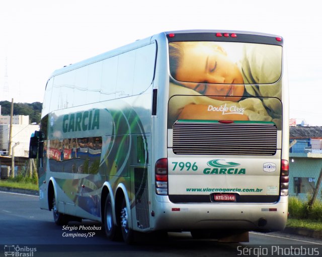 Viação Garcia 7996 na cidade de Campinas, São Paulo, Brasil, por Sérgio de Sousa Elias. Número da foto: #4620743.