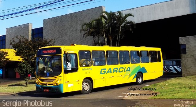 Viação Garcia 7679 na cidade de Apucarana, Paraná, Brasil, por Sérgio de Sousa Elias. ID da foto: 4620767.