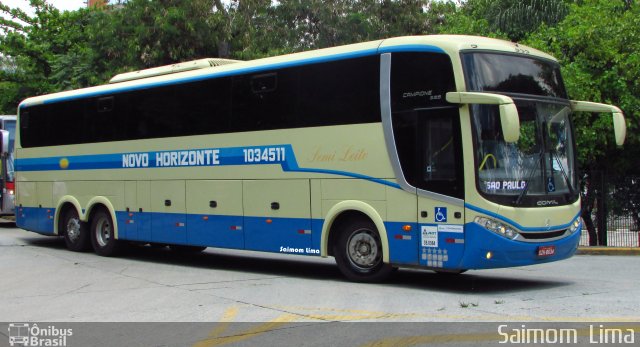 Viação Novo Horizonte 1034511 na cidade de São Paulo, São Paulo, Brasil, por Saimom  Lima. Número da foto: #4619686.