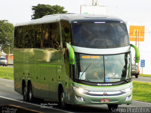 Viação Garcia 7847 na cidade de Limeira, São Paulo, Brasil, por Sérgio de Sousa Elias. ID da foto: 4620775.