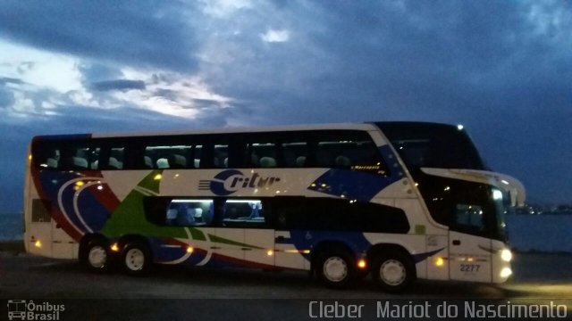 Auto Viação Critur 2277 na cidade de Florianópolis, Santa Catarina, Brasil, por Cleber  Mariot do Nascimento. Número da foto: #4623479.
