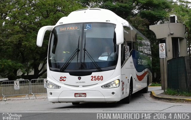 Viação São Cristóvão 2560 na cidade de São Paulo, São Paulo, Brasil, por Francisco Mauricio Freire. Número da foto: #4621892.