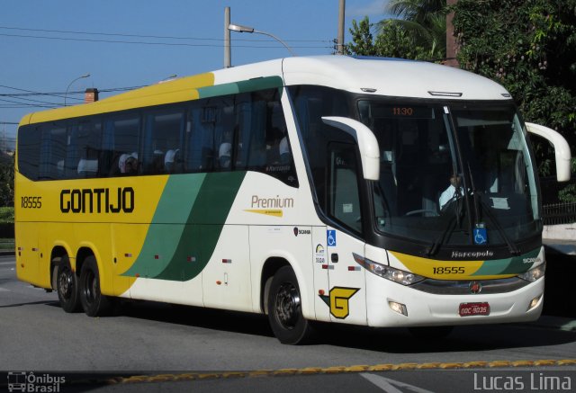 Empresa Gontijo de Transportes 18555 na cidade de Volta Redonda, Rio de Janeiro, Brasil, por Lucas Lima. Número da foto: #4623149.