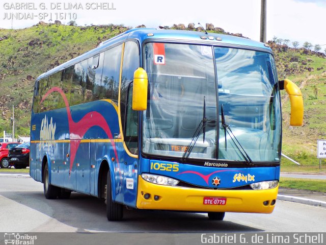 Rápido Expresso Fênix Viação 10525 na cidade de Jundiaí, São Paulo, Brasil, por Gabriel Giacomin de Lima. ID da foto: 4622972.