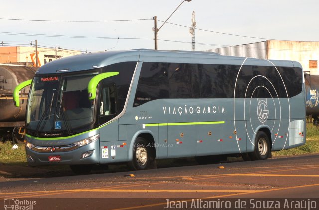 Viação Garcia 7756 na cidade de Rolândia, Paraná, Brasil, por Jean Altamiro de Souza Araújo. Número da foto: #4625196.