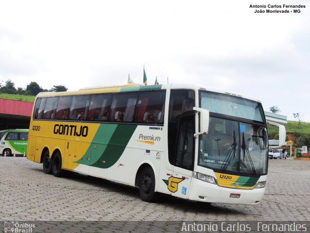 Empresa Gontijo de Transportes 12120 na cidade de João Monlevade, Minas Gerais, Brasil, por Antonio Carlos Fernandes. Número da foto: #4624405.