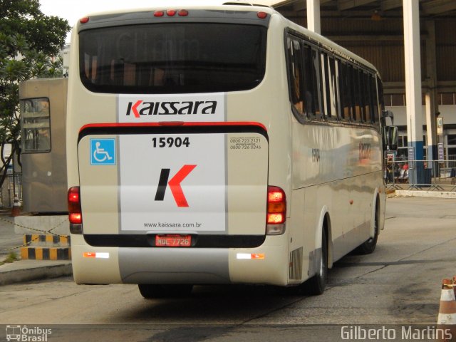 Kaissara - Viação Caiçara 15904 na cidade de Rio de Janeiro, Rio de Janeiro, Brasil, por Gilberto Martins. Número da foto: #4625412.