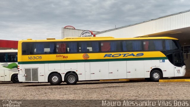 RodeRotas - Rotas de Viação do Triângulo 16305 na cidade de Ribeirão Preto, São Paulo, Brasil, por Mauro Alessandro Vilas Boas. Número da foto: #4624826.